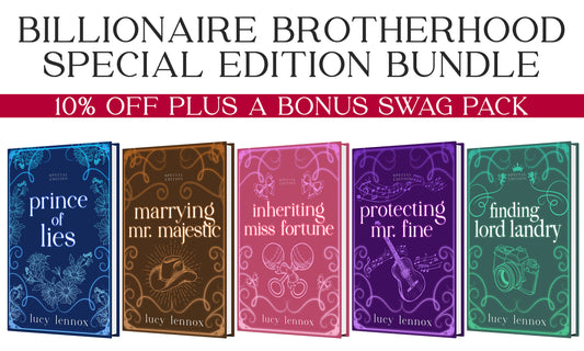 The Billionaire Brotherhood Special Edition Hardcover Bundle (Signed)
