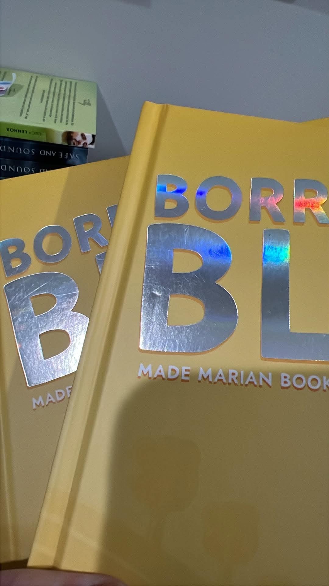 Borrowing Blue SCRATCH AND DENT Special Edition Hardcover (Signed) Listing 1