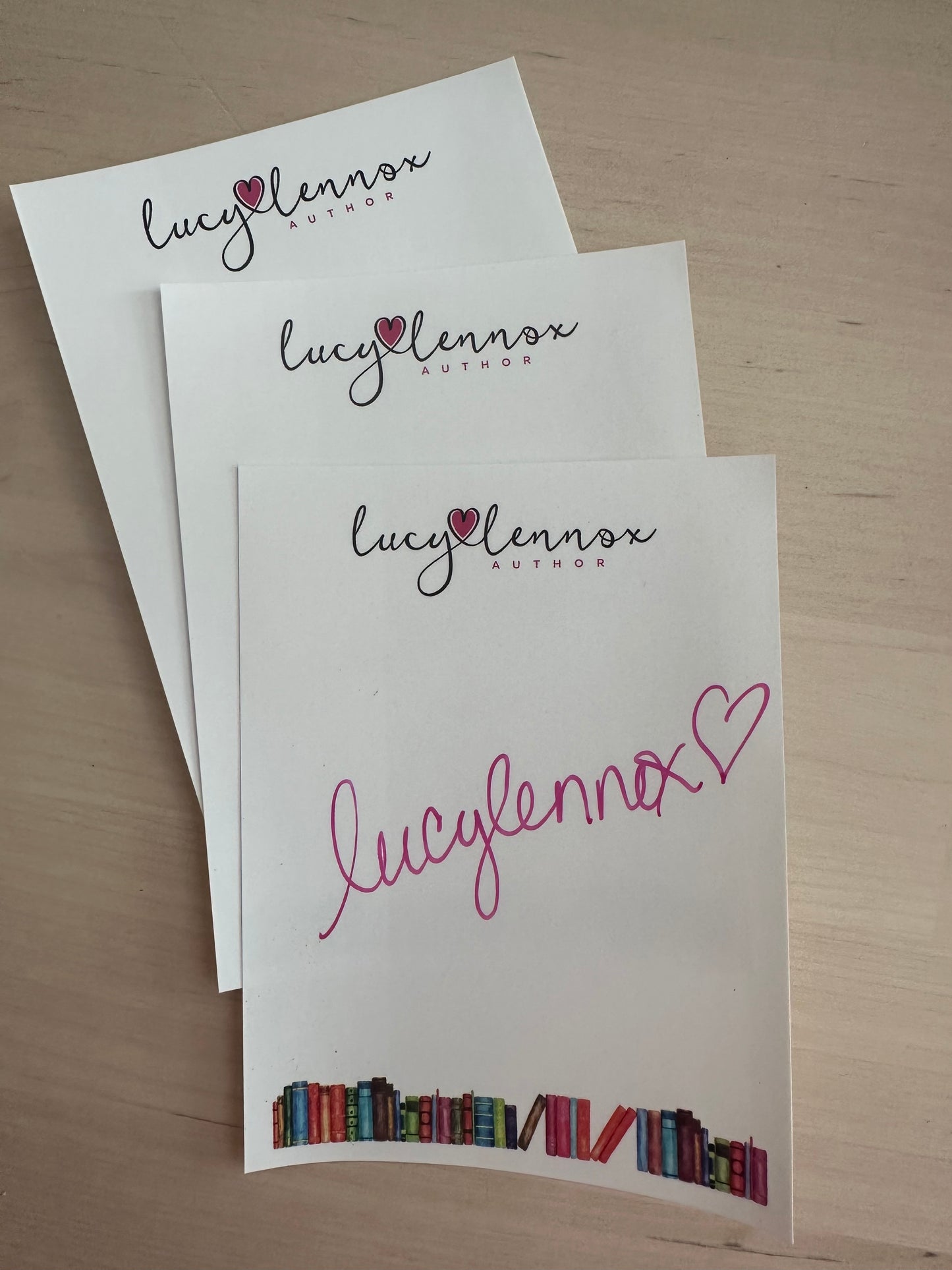 Signed Bookplates (Set of 3)