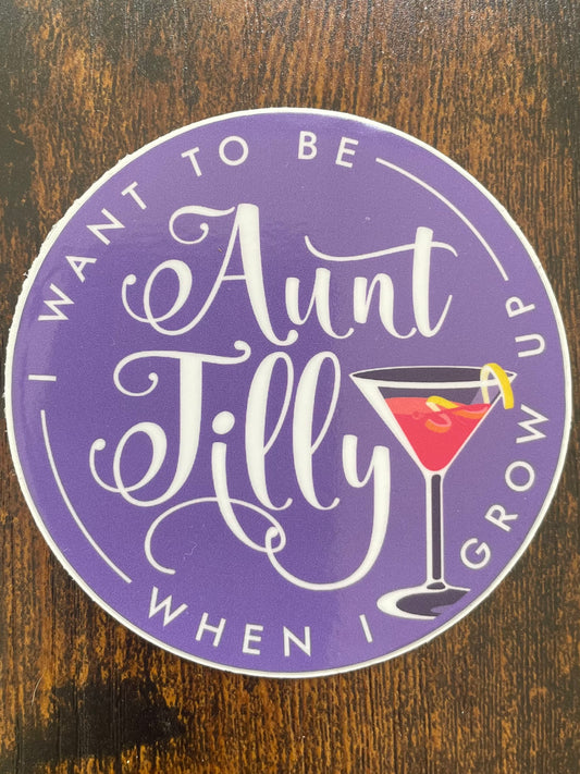 "Aunt Tilly" Sticker