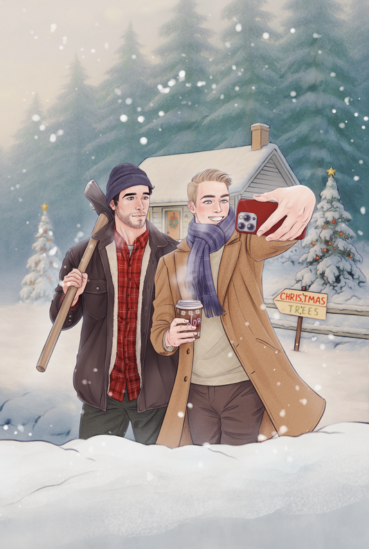 Hashtag Holidate Art Card