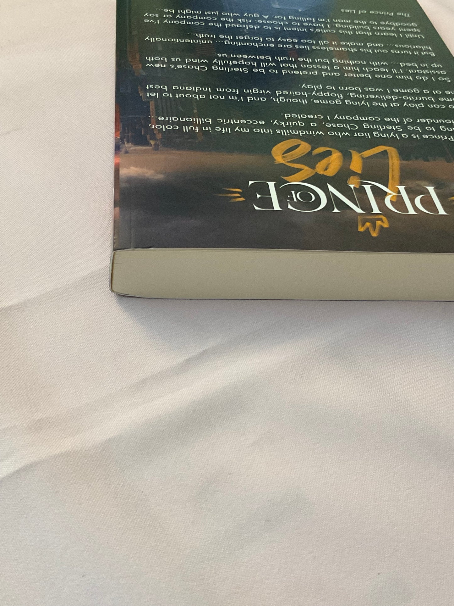 Prince of Lies ORIGINAL COVER SCRATCH AND DENT (Signed Paperback)