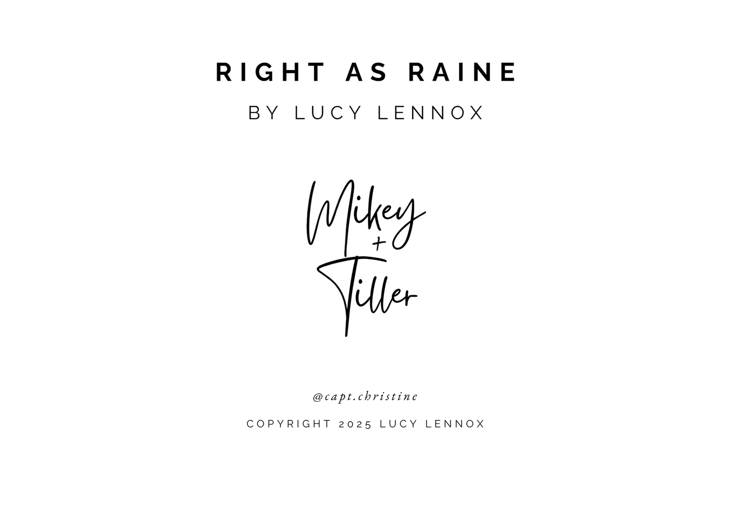Right as Raine Art Card